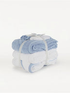 Blue Towels and Flannel Set