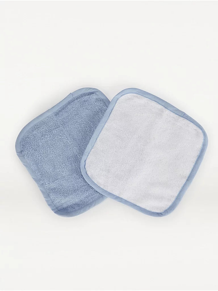 Blue Towels and Flannel Set