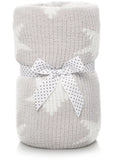 Star Chenille Baby Shawl - 100cm x 70cm
