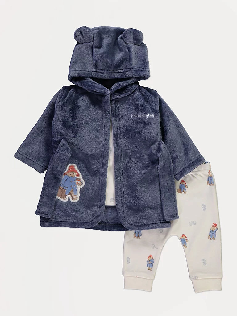 Paddington Bear Long Sleeve Pyjamas and Dressing Gown