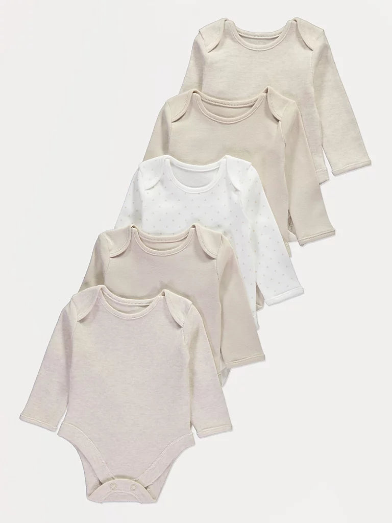 Set od 5 bodija - Neutral
