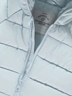 Jakna - Light Blue Padded Hooded Coat