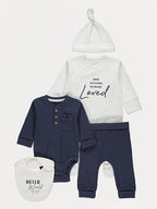 Hello World 5 Piece Baby Starter Set