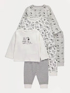 Disney 101 Dalmatians Long Sleeve Pyjamas 3 Pack