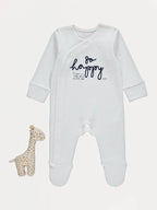 Blue Striped So Happy Sleepsuit and Toy