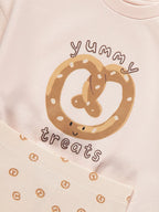 Pretzel Yummy Treats Sweatshirt and Leggings Outfit
