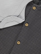Grey Checkerboard All in One and Bodysuit Outfit
