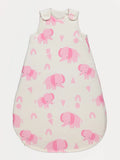 Vreca za spavanje - Neutral Elephant Print Sleeping Bag 2.5 Tog