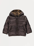 Jakna - Brown Check Padded Coat
