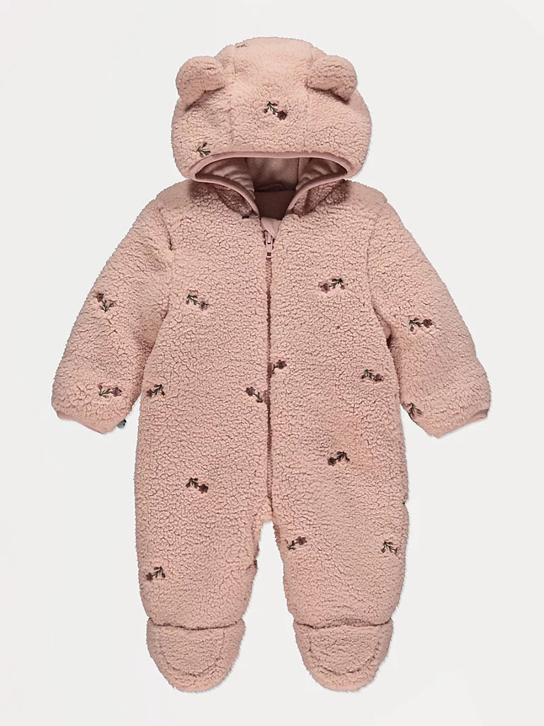Skafander - Pink Embroidered
