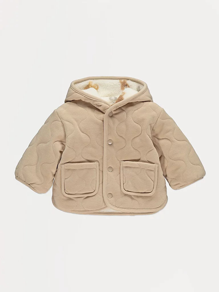Bear Reversible Borg Fleece Coat