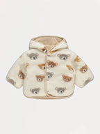 Bear Reversible Borg Fleece Coat