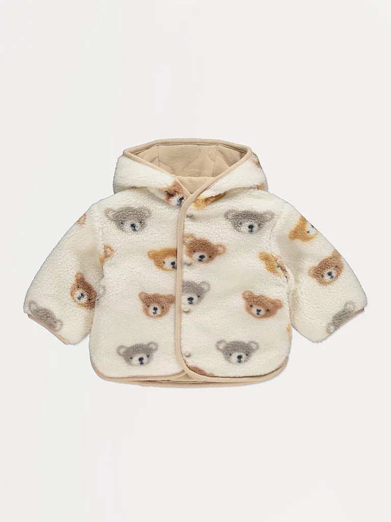 Bear Reversible Borg Fleece Coat