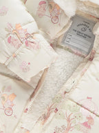 Jakna - Cream Mouse Garden Padded Coat