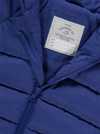 Jakna - Blue Padded Hooded Coat