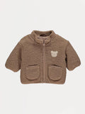 Brown Baby Bear Borg Fleece Jacket