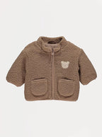 Brown Baby Bear Borg Fleece Jacket