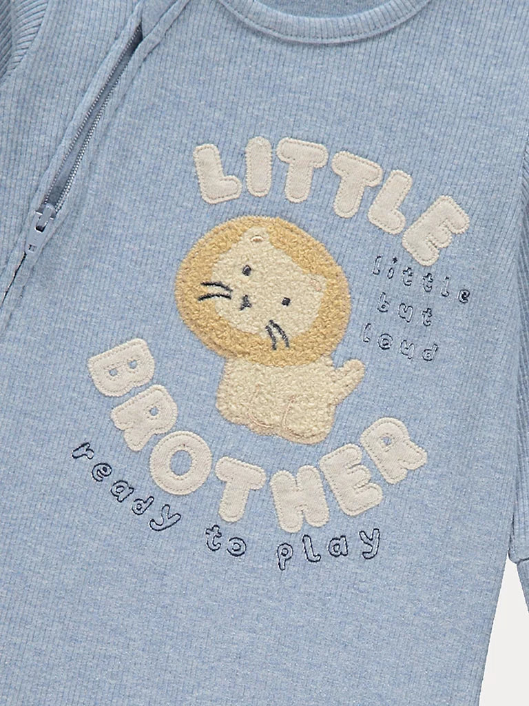 Spilhozna - Blue Little Brother Lion Zip