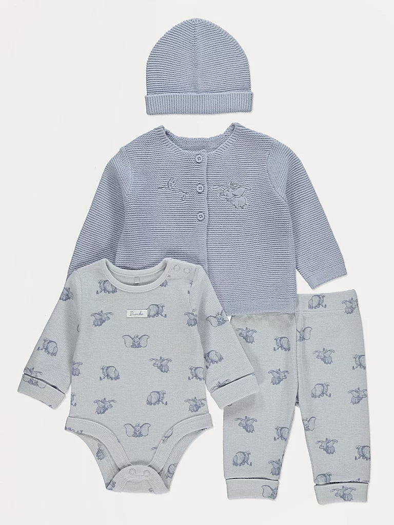Disney Dumbo Blue 4 Piece Outfit