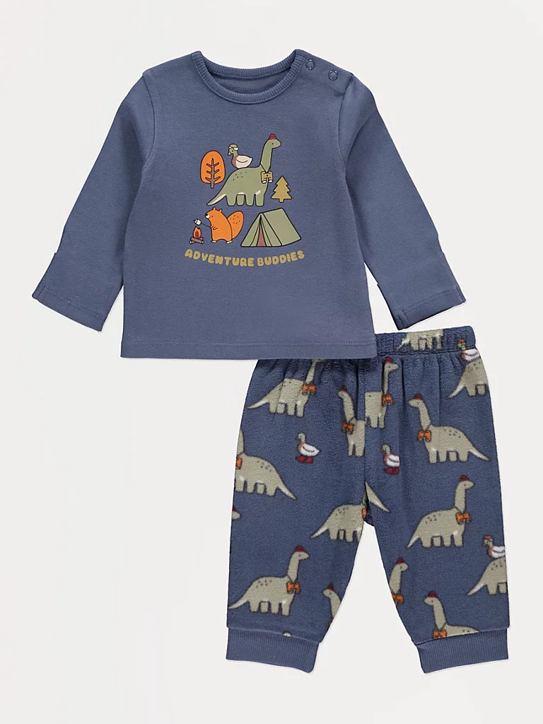 Blue Adventure Long Sleeve Pyjamas