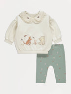 Disney Winnie the Pooh Sweatshirt and Leggings Outfit