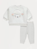 White Sheep Fleece and Leggings Outfit