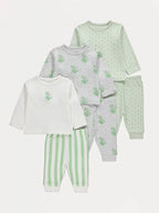 Dragon Striped Pyjamas 3 Pack