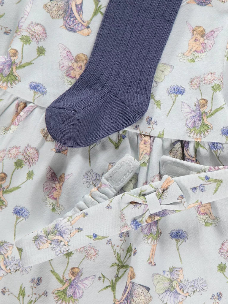 Flower Fairies Sweatshirt Dress Headband and Tights Outfit
