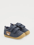 Pre Walkers Navy Bear Double Strap Shoes