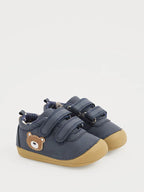 Pre Walkers Navy Bear Double Strap Shoes