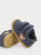 Pre Walkers Navy Bear Double Strap Shoes