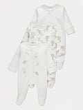 Set od 3 Spilhozne - Balloon Embroidered Zip
