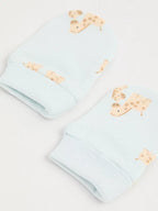 Safari Animal Newborn Hat and Mittens Set 2 Pack