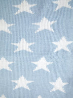 Blue Star Chenille Baby Shawl - 70cm x 100cm
