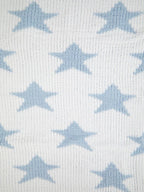 Blue Star Chenille Baby Shawl - 70cm x 100cm
