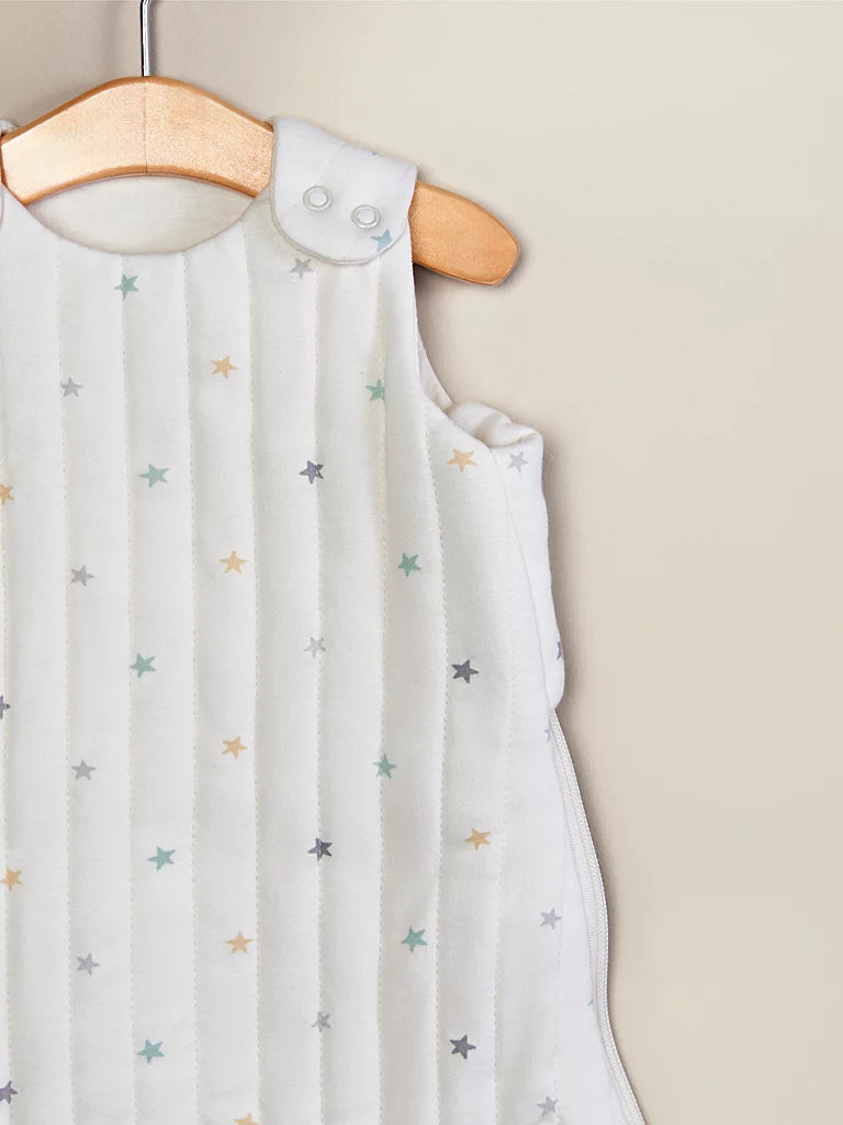 Vreca za spavanje - Cream Star Quilted Jersey Cotton Sleeping Bag - 2.5 Tog
