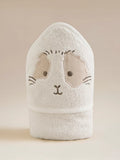 Natural Guinea Pig Cotton Hooded Towel
