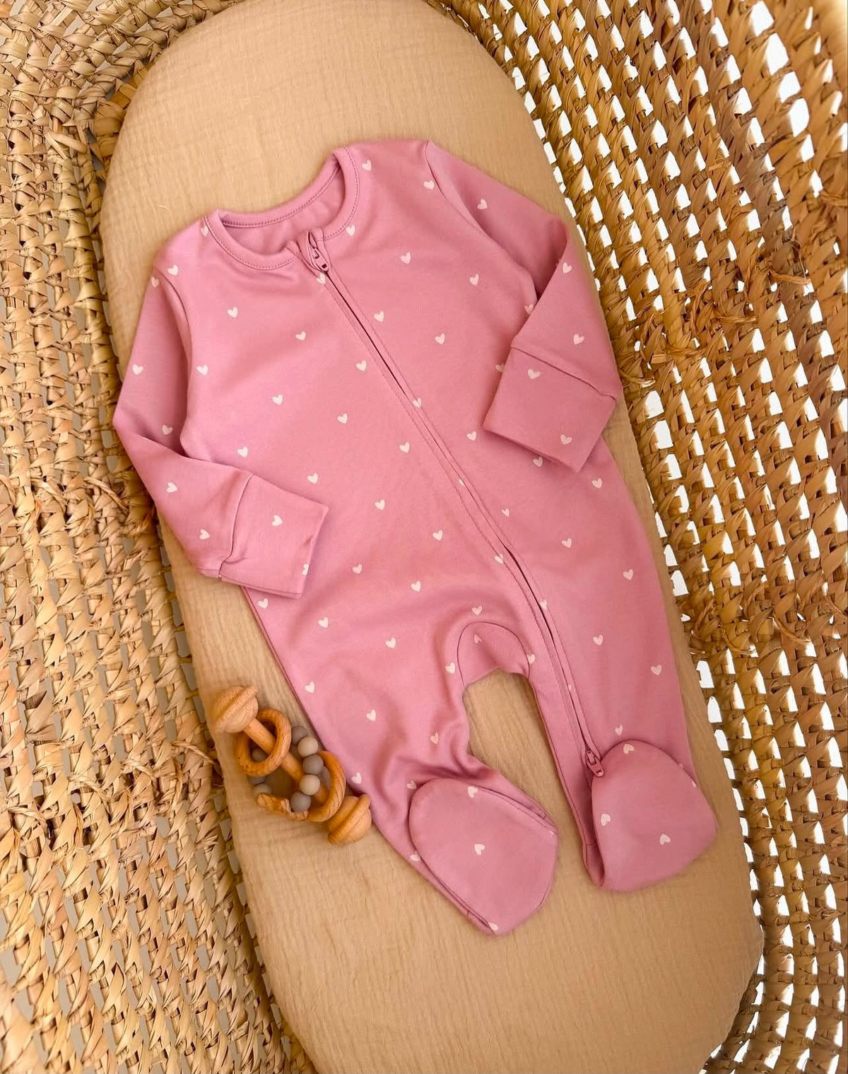 Spilhozna - Pink Heart Print