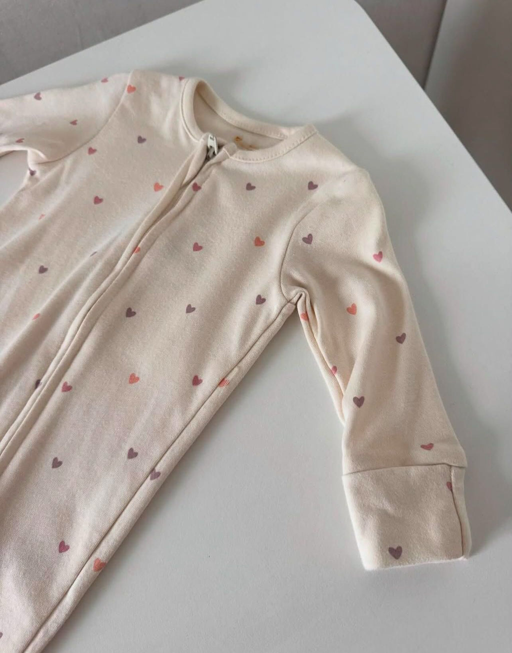 Spilhozna - Heart Print Zip