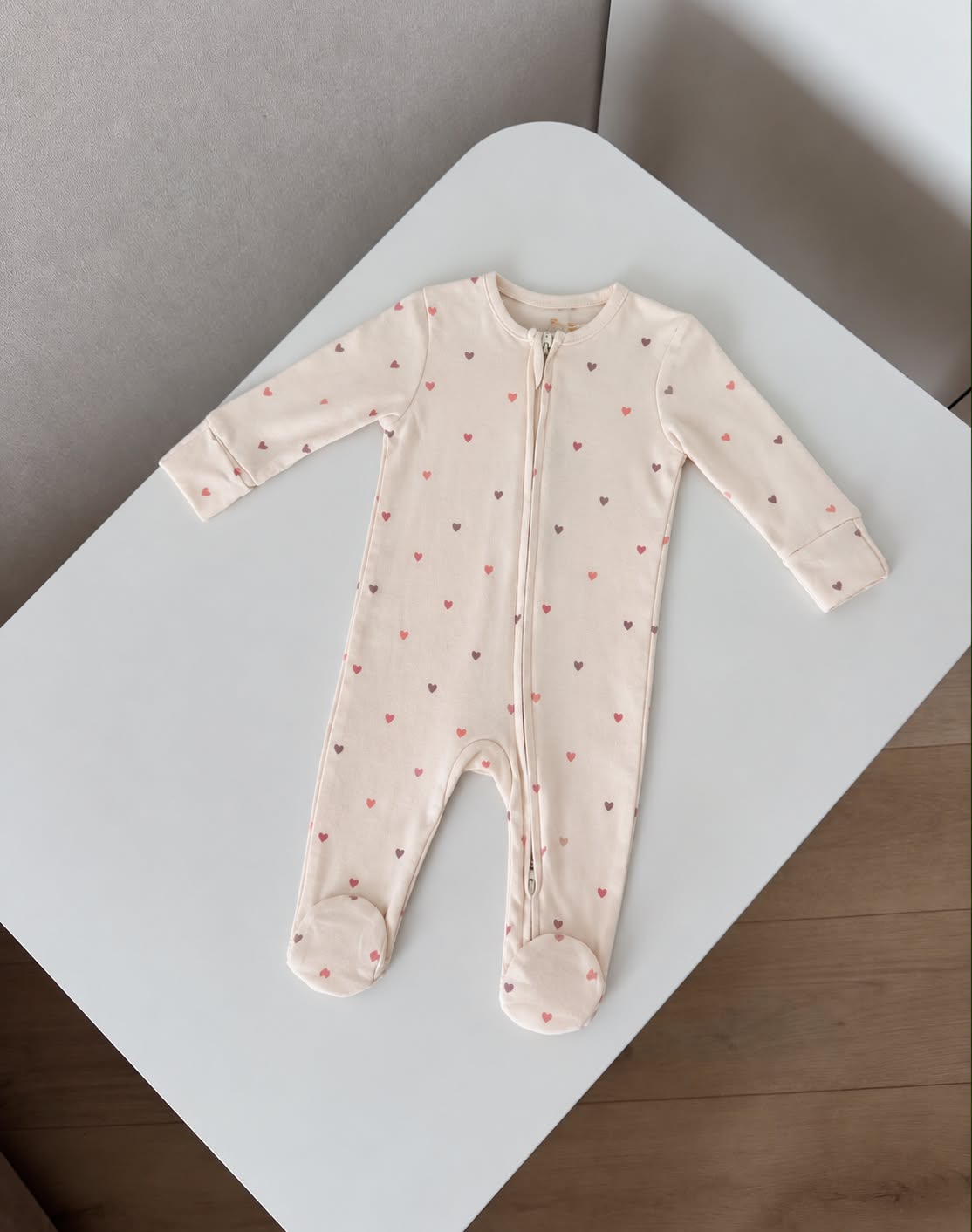Spilhozna - Heart Print Zip