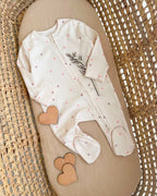 Spilhozna - Heart Print Zip
