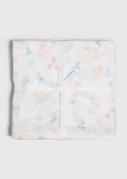 3 Pack Baby Pink Patterned Muslin Cloths