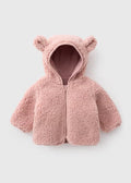 Baby Pink Borg Bear Jackete