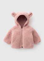 Baby Pink Borg Bear Jackete