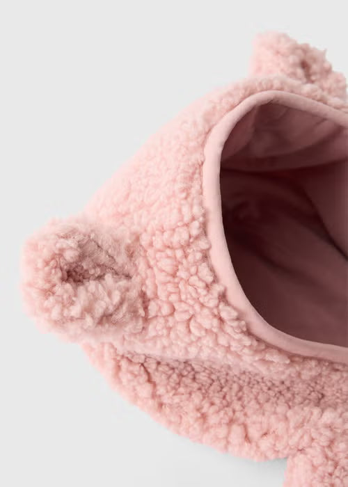 Baby Pink Borg Bear Jackete