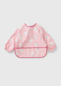 Baby Pink Birdie Coverall Bib
