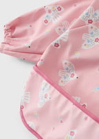 Baby Pink Birdie Coverall Bib