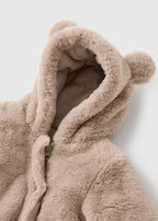 Baby Brown Fur Snowsuit