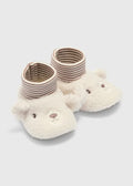 Baby Beige Bear Sock Boots