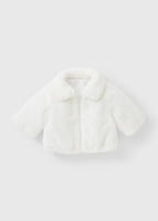 Baby Cream Faux Fur Jacket